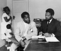 Oliver Tambo and Nelson Mandela