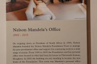 Nelson Mandela Centre of Memory information board