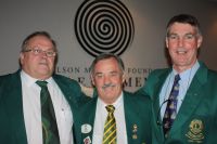 Lions Clubs International members Malcolm Johnston, Dave Cousins and Rob Fowler.