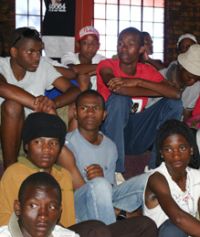 Audience at a dialogue in Middelburg - Dec 2007