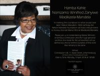 Winnie Mandela Memorial Event New