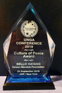 2019 Culture of Peace Award 2