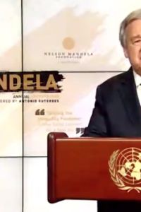 Antonio Guterres - Nelson Mandela Annual Lecture 2020