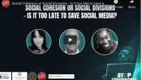 Social cohesion or social divisions dialogue advertisement
