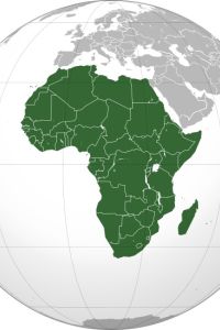 Africa (Orthographic Projection)