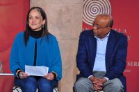 Ferial Haffejee and Mo Ibrahim, Young Women in Dialogue