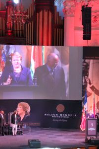 Nelson  Mandela  Annual  Lecture 2014    Michelle  Bachelet Speaking