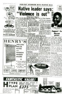 Sunday Express article on "the Black Pimpernel"