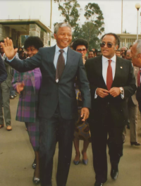 Mandela and Salim Ahmed Salim