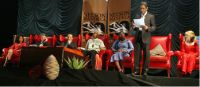 Achmat Dangor announces the celebrations for Nelson Mandela's 90th birthday