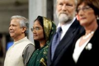 Prof  Yunus At  Nobel  Prize Giving Ceremony