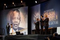 13th Nelson Mandela Annual Lecture - Picketty - stage