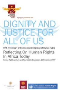 Human Rights Booklet 2008 - cover