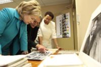 Hillary Clinton, Verne Harris and Graca Machel