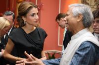 Queen Rania And Muhammad Yunus