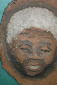 Wax replica of Nelson Mandela