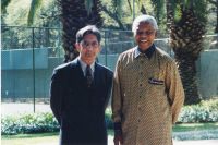 Achmat Dangor and Nelson Mandela