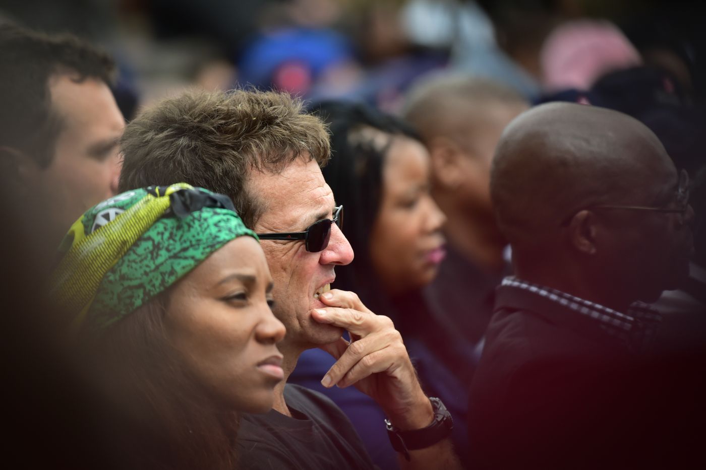 Mark Heywood at the memorial service for Winnie Madikizela-Mandela