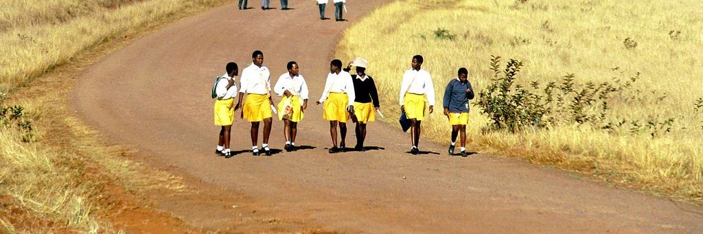 Children Walk To School