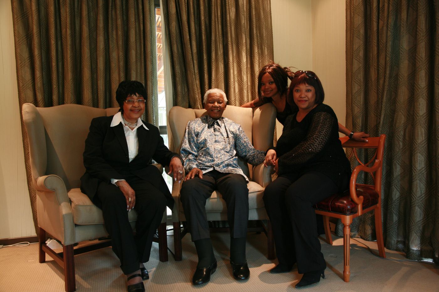 Winnie Mandela, Nelson Mandela, Zoleka Mandela, Zindzi Mandela