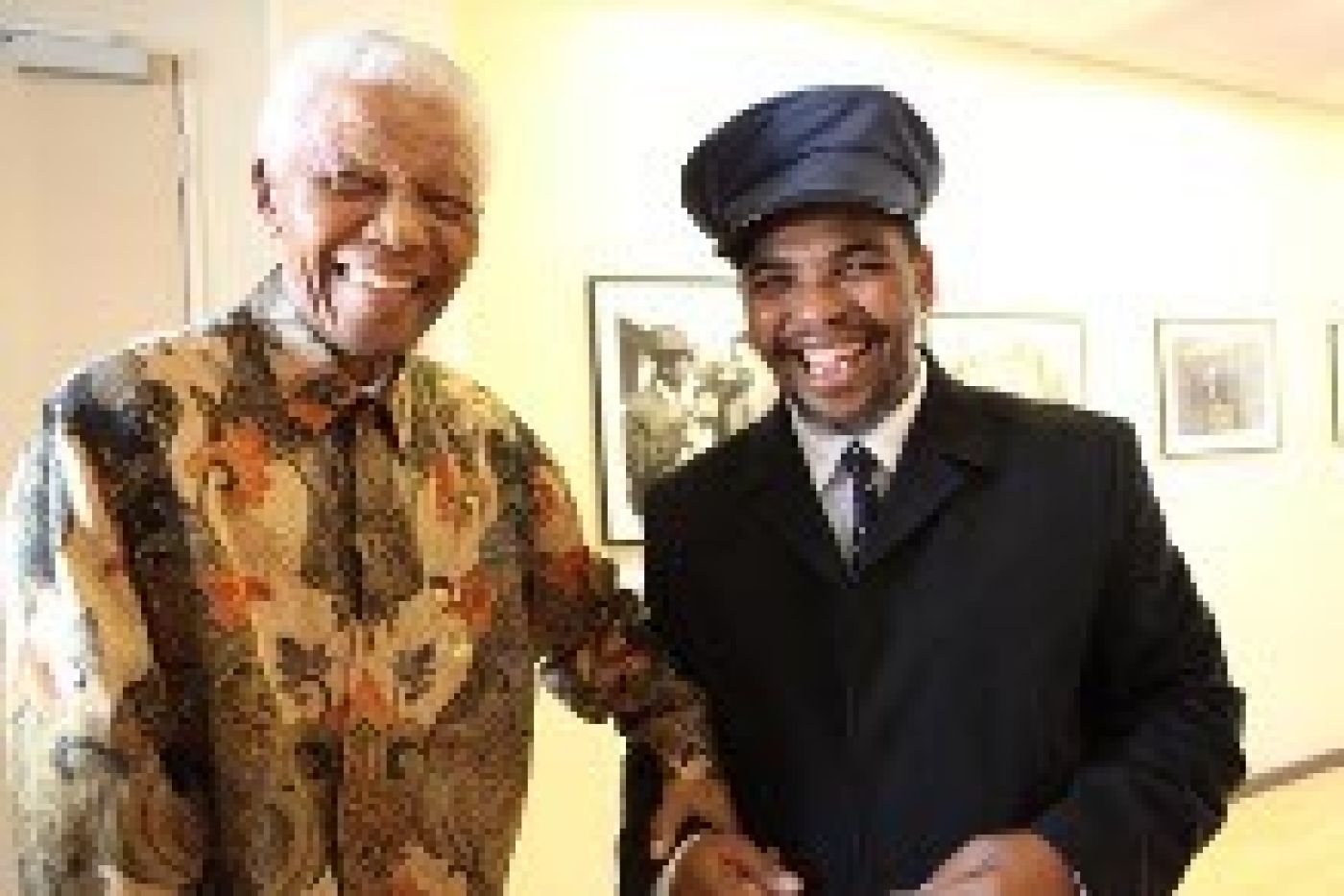 Nelson Mandela and Monde Wani