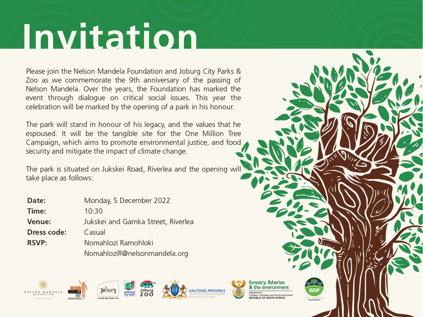 Tree Planting Invite