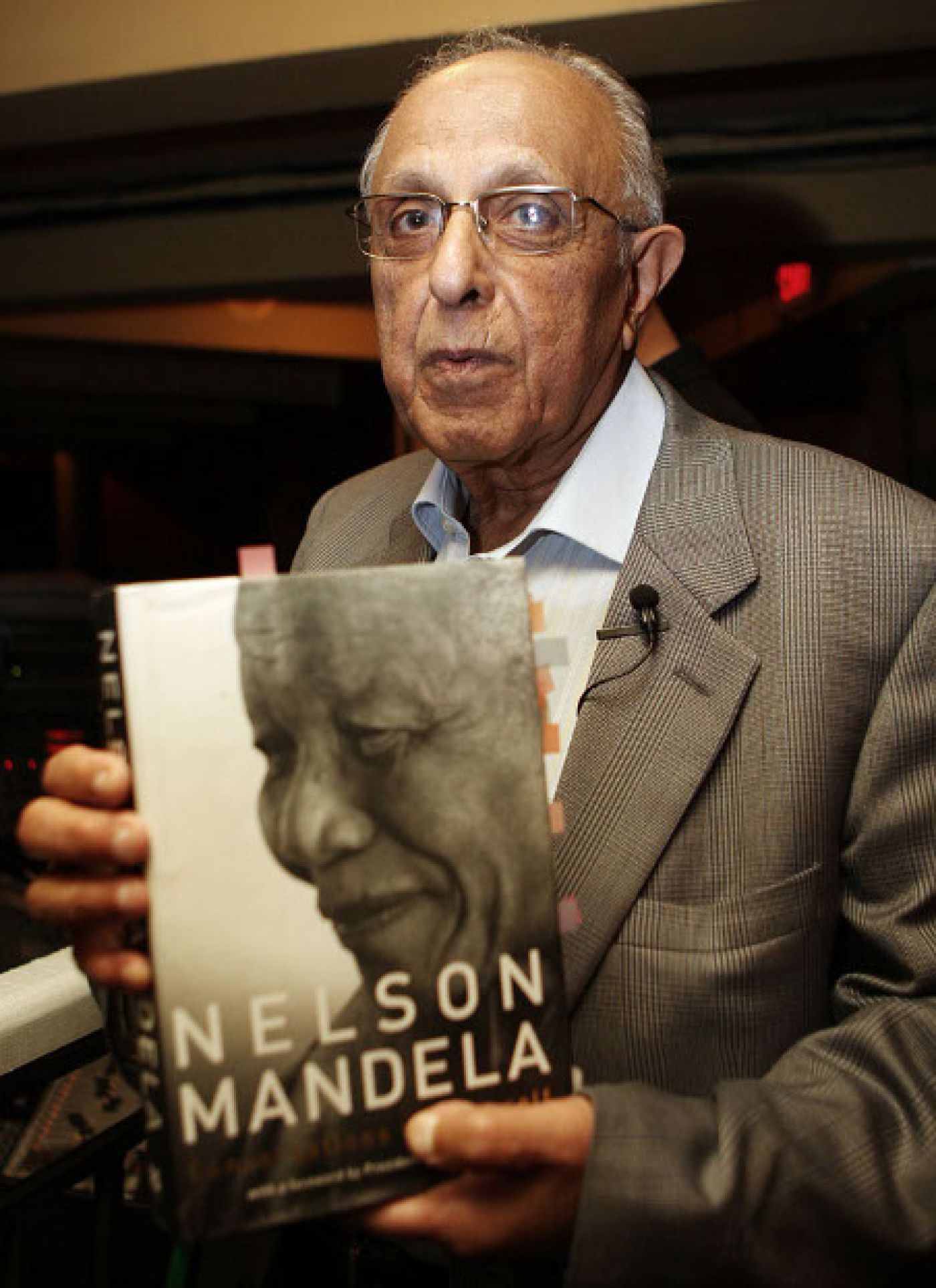 Ahmed Kathrada at the Conversations with Myself launch