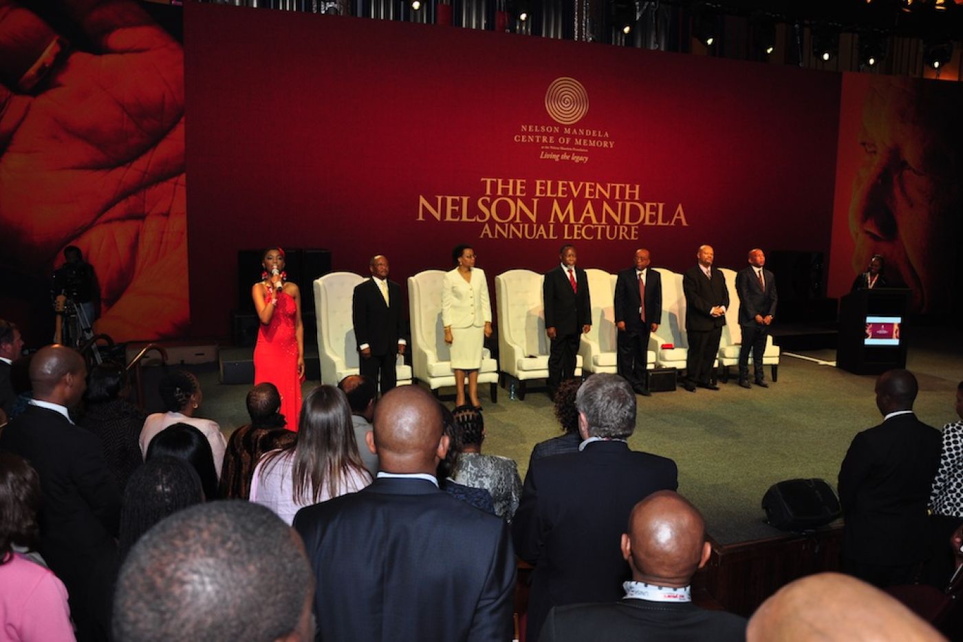 The stage, 11th Nelson Mandela Annual Lecture