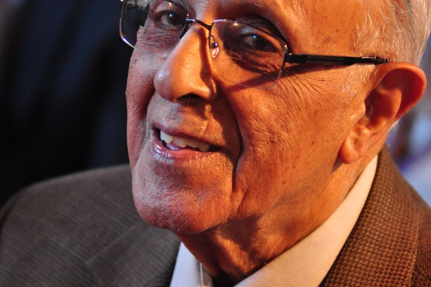 Ahmed Kathrada at the opening of the Centre of Memory