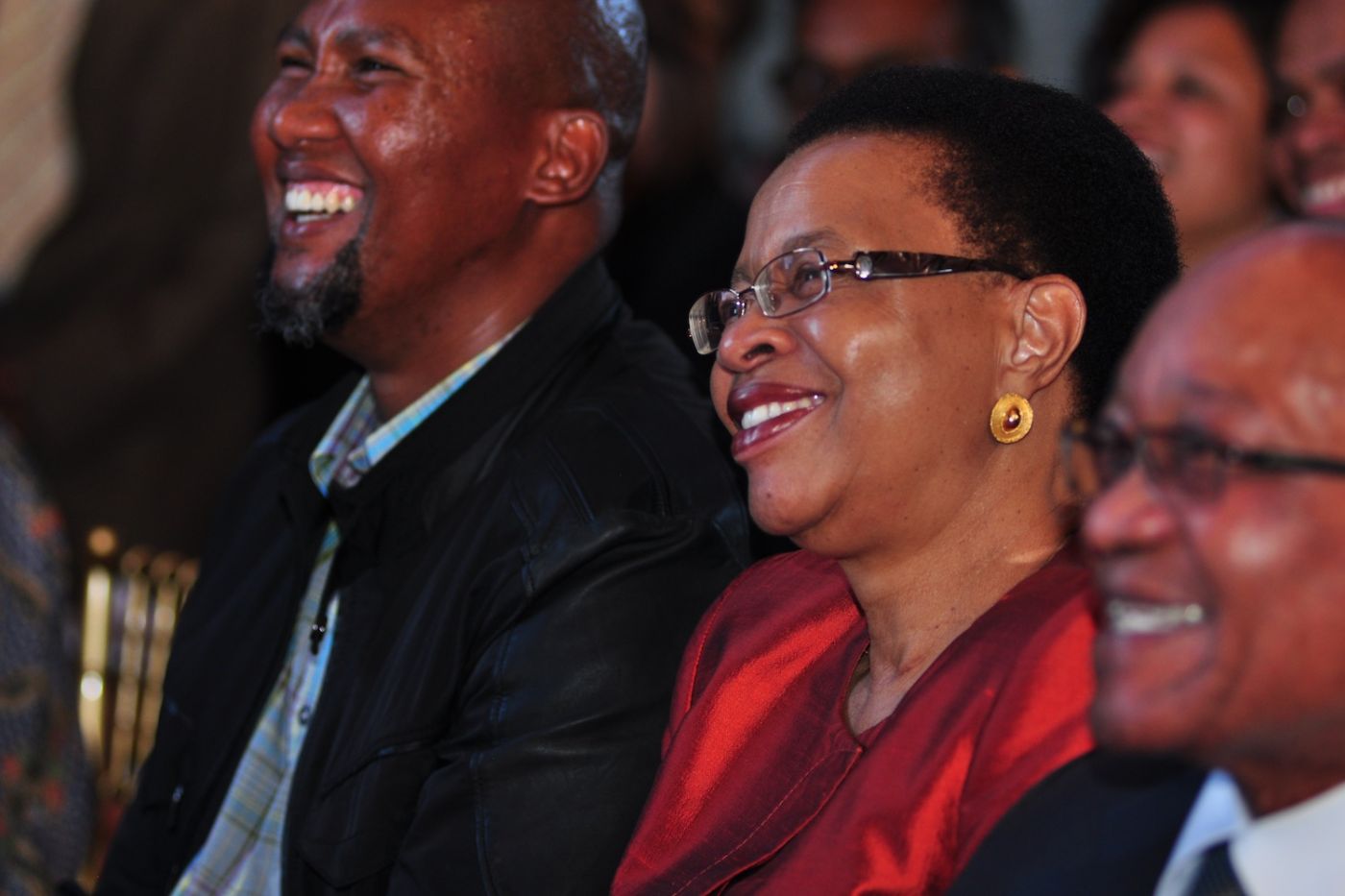 Mandla Mandela, Graca Machel, President Jacob Zuma