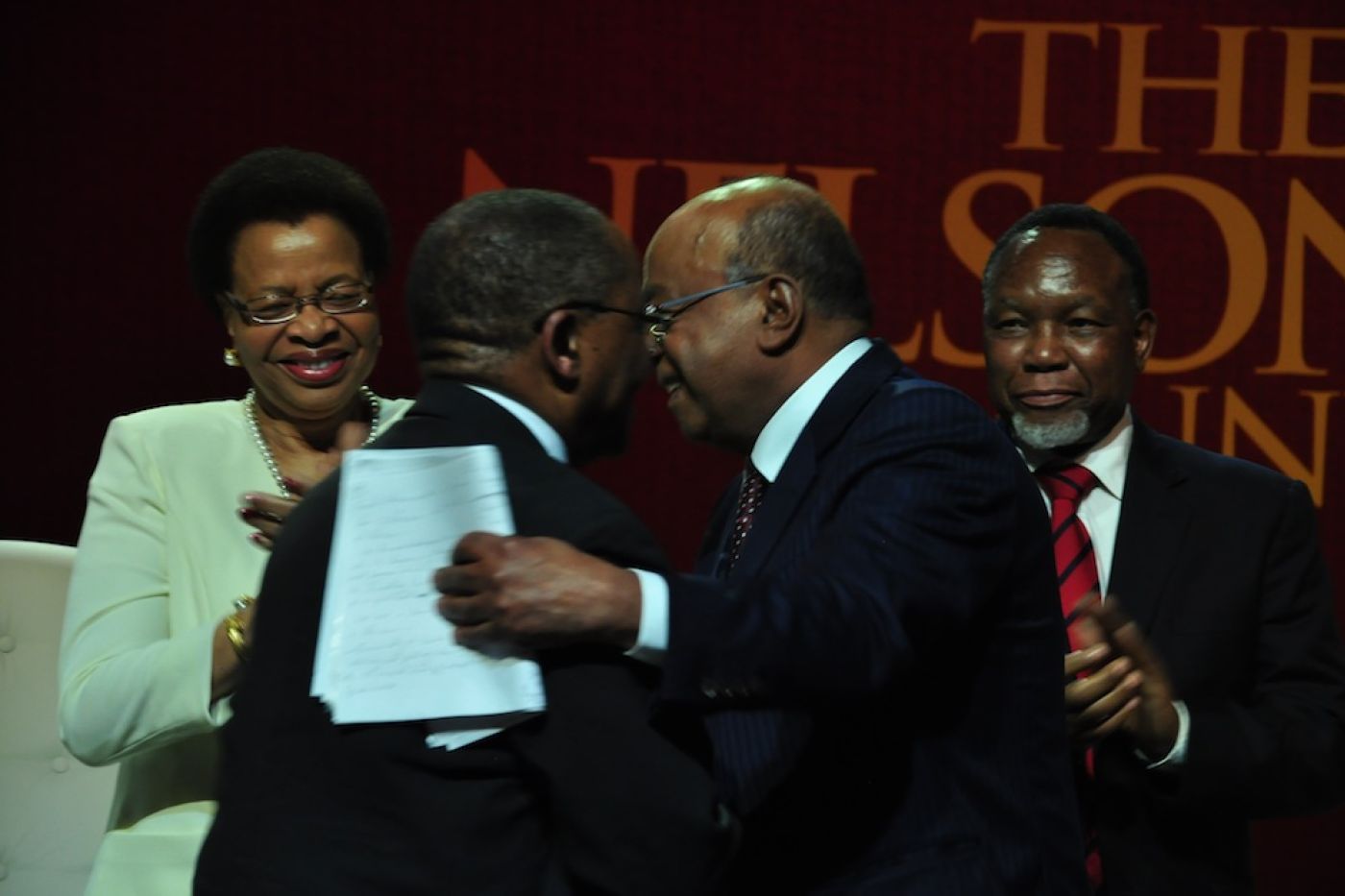 Prof Njabulo Ndebele and Mo Ibrahim, 11th Nelson Mandela Annual Lecture