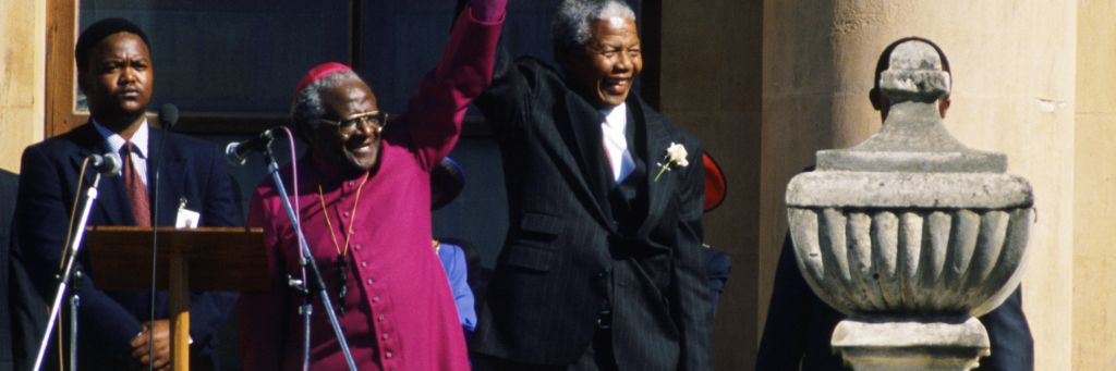 Desmond Tutu and Nelson Mandela 