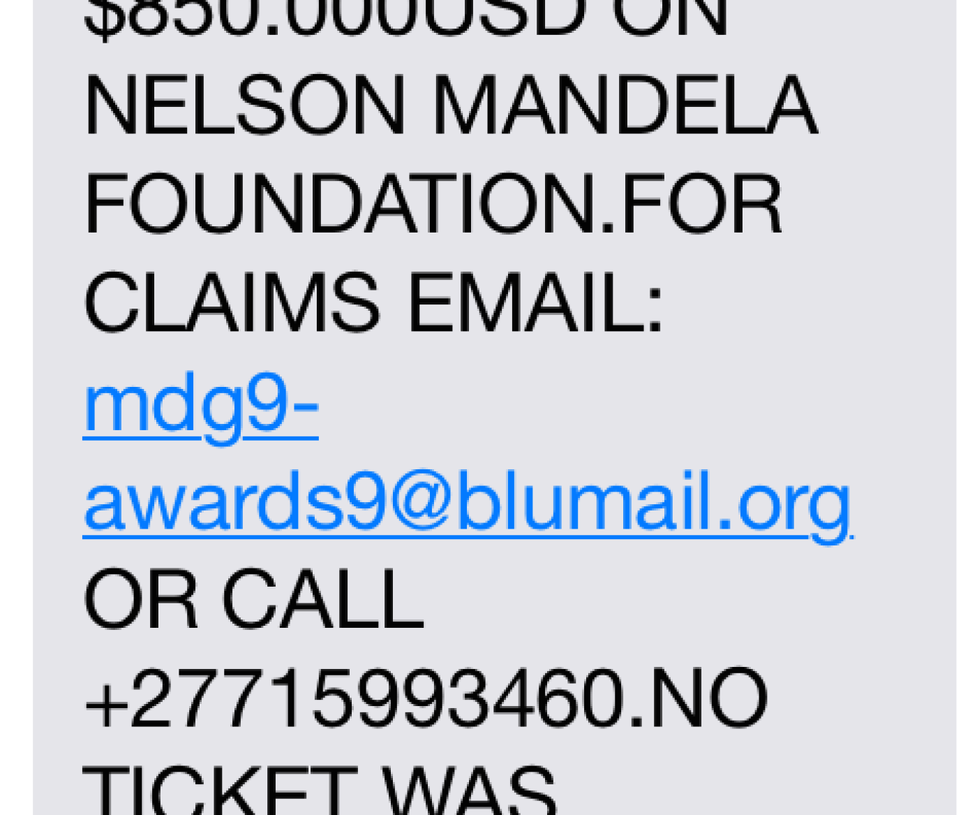 Nmf Text Scam