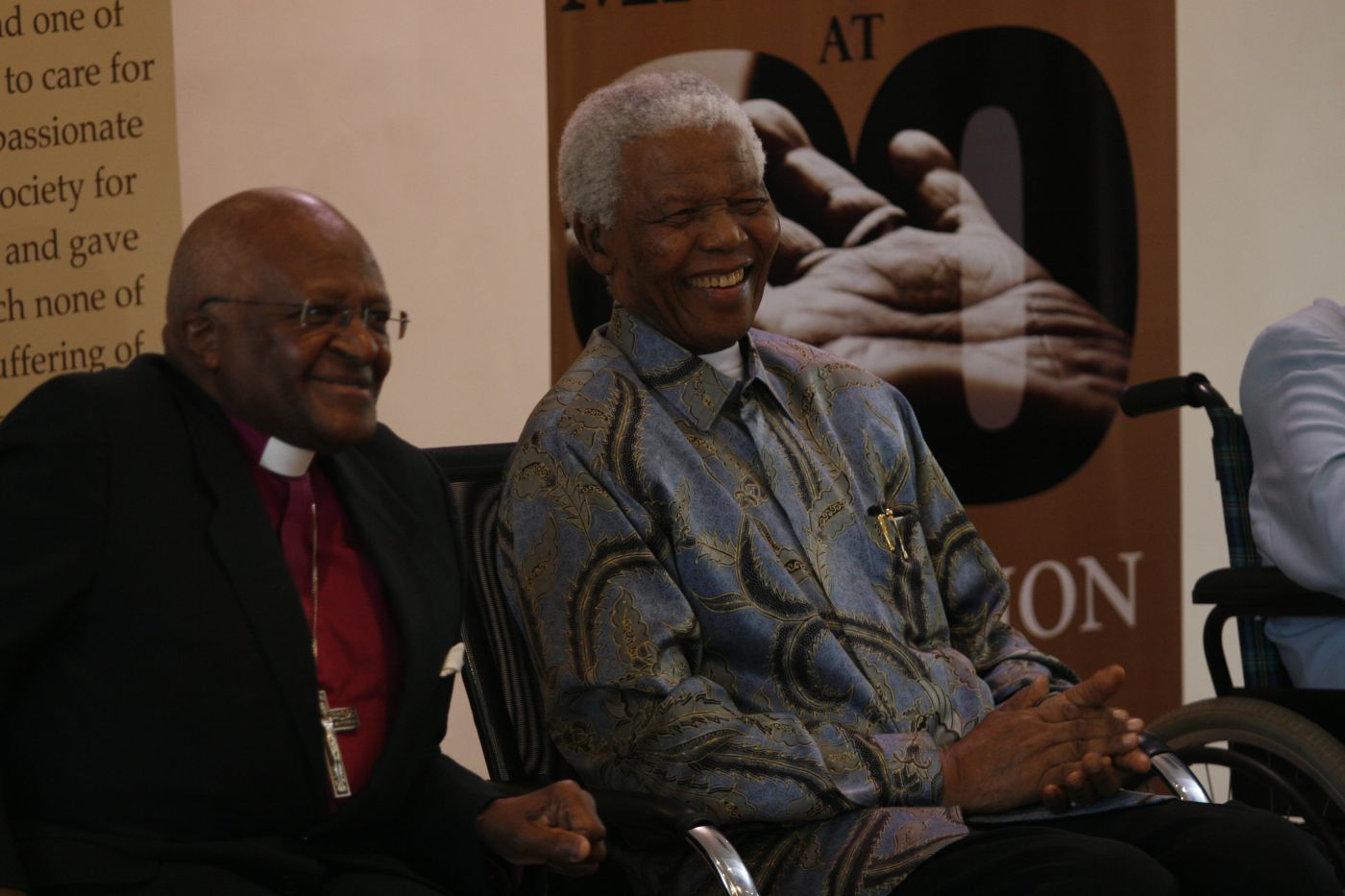 Nelson  Mandela And  Arch  Desmond  Tutu