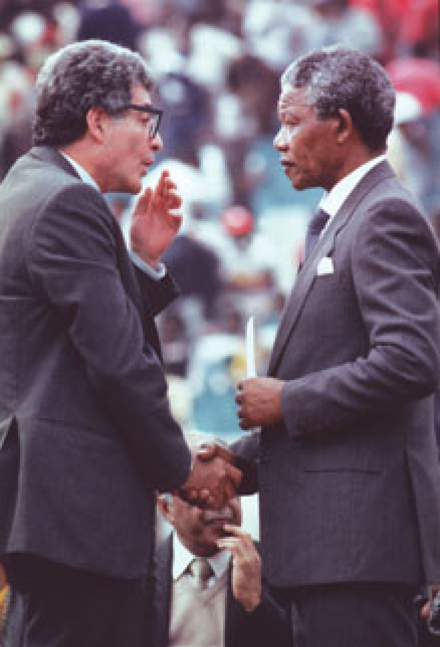 Arthur Chaskalson and Nelson Mandela