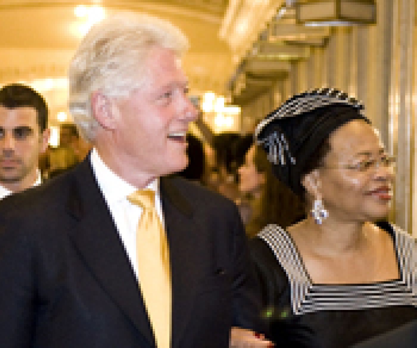 Clinton And  Machel