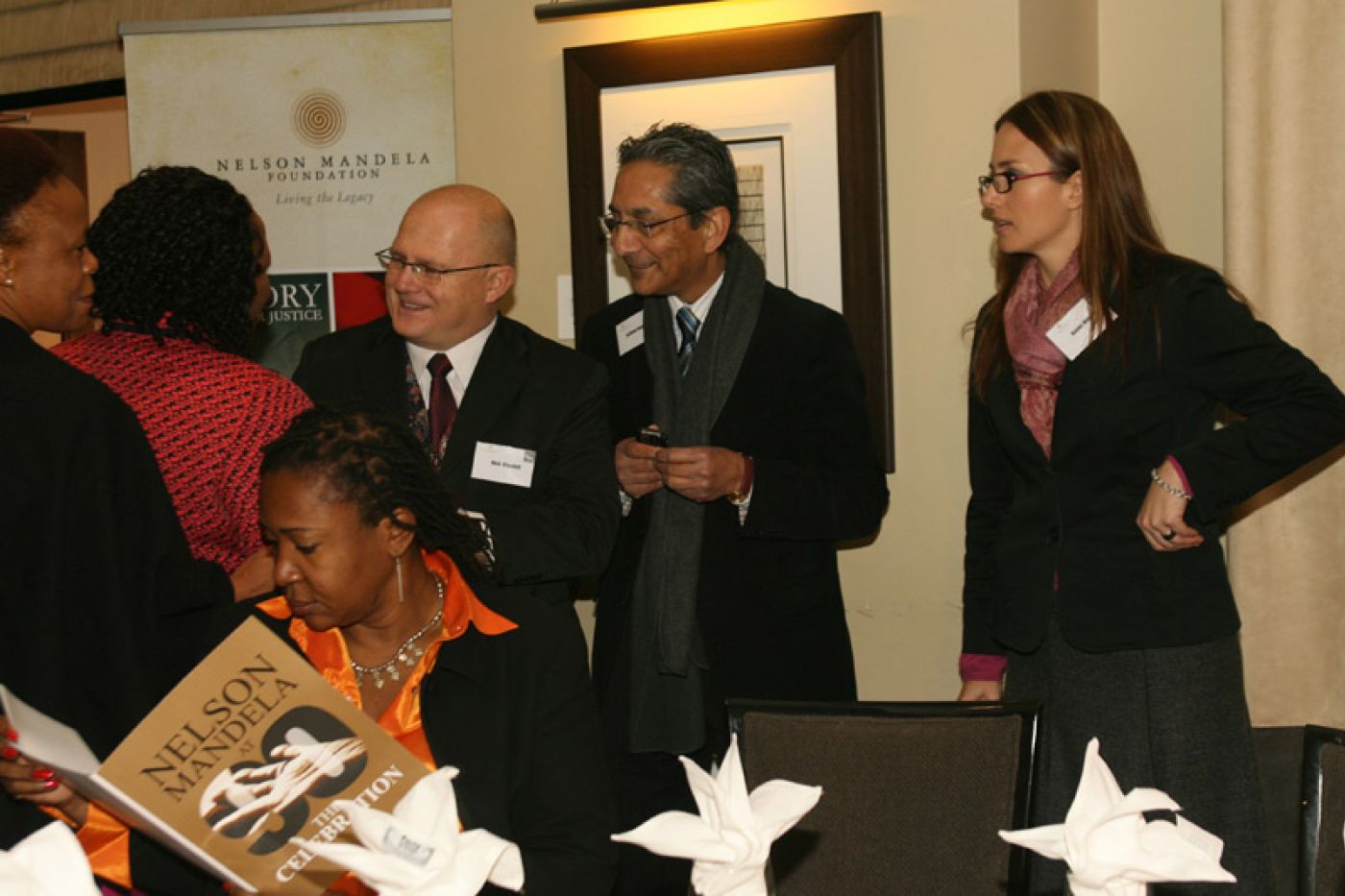 Nick Binedell, Nelson Mandela Foundation CEO Achmat Dangor