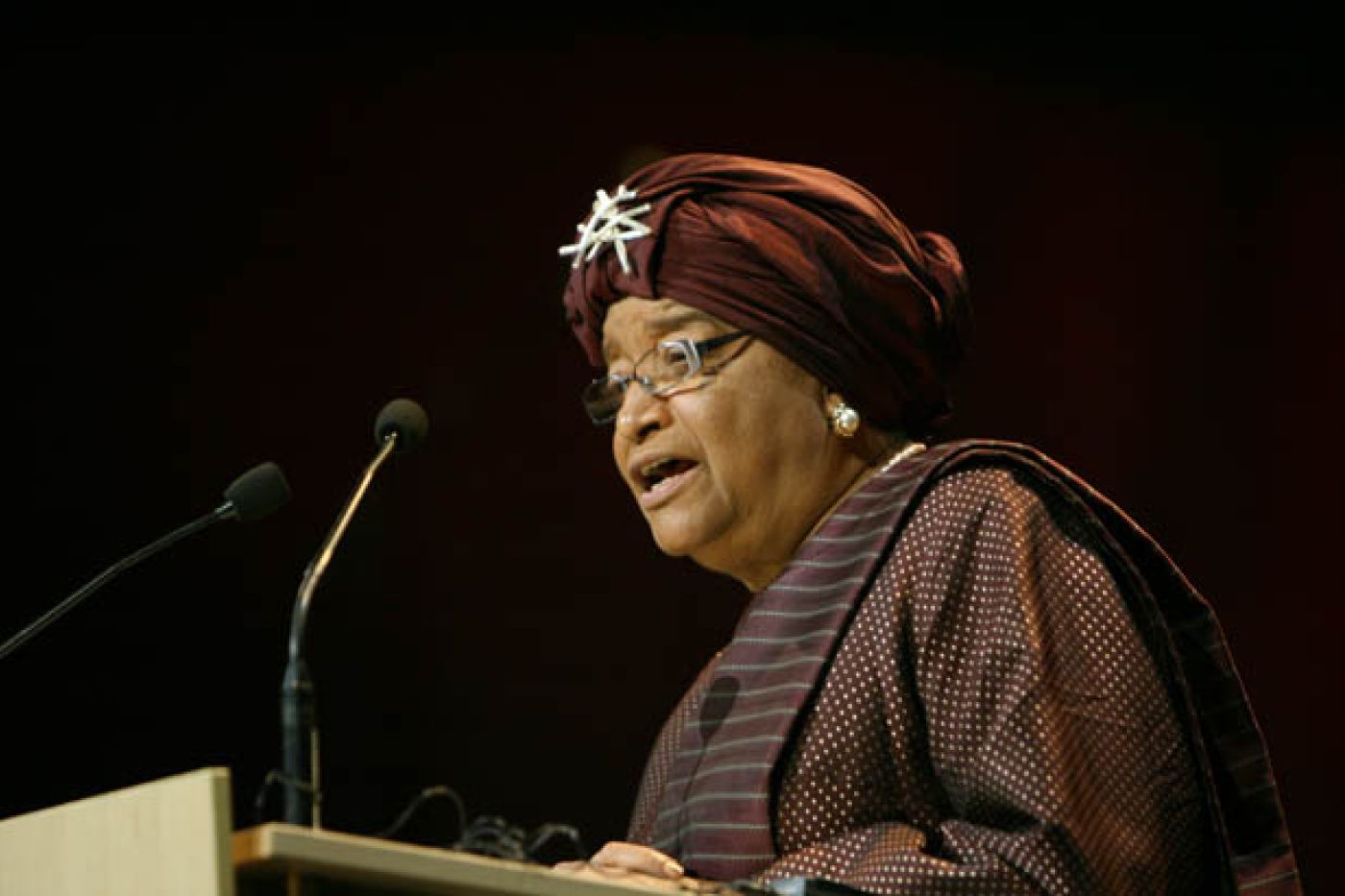 Ellen Johnson Sirleaf delivers the Sixth Nelson Mandela Annual Lecture