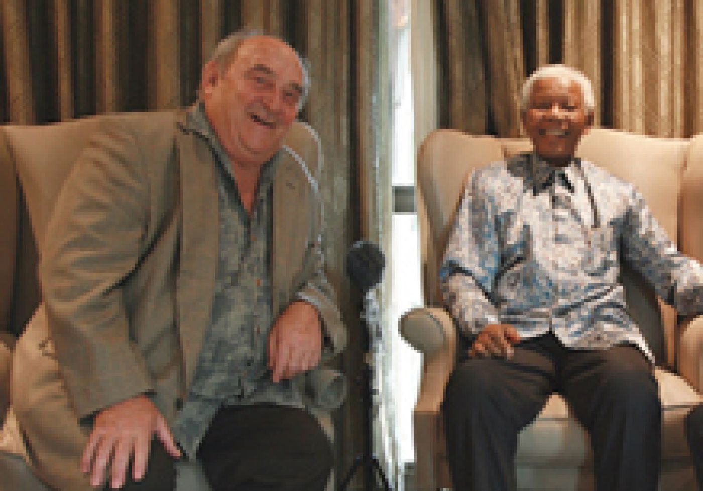 Denis Goldberg and Nelson Mandela