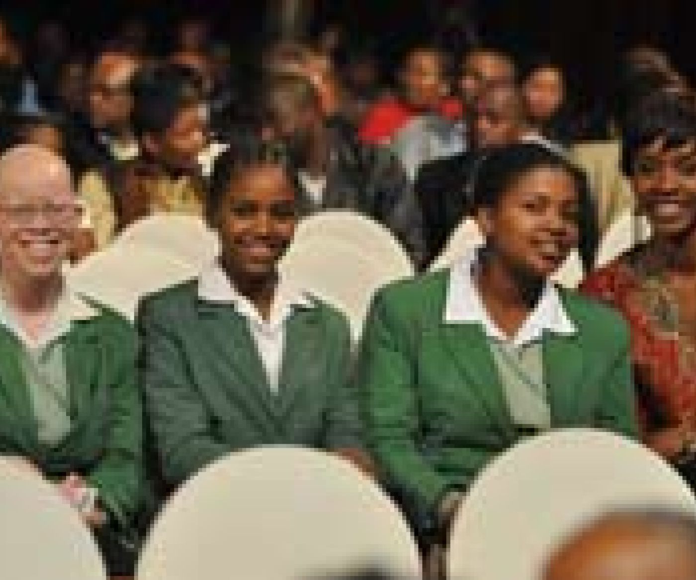 Scholars attending the Oprah Winfrey Leadership Academy for Girls