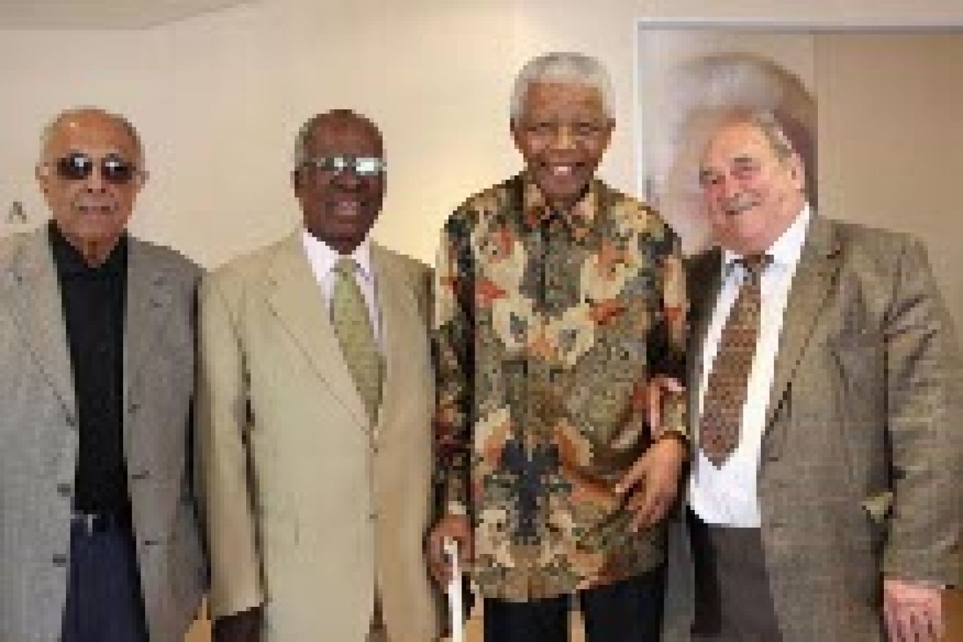 Ahmed Kathrada, Andrew Mlangeni, Nelson Mandela, Denis Goldberg