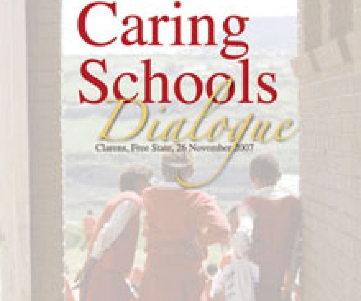 Caring Schools Dialogue booklet cover