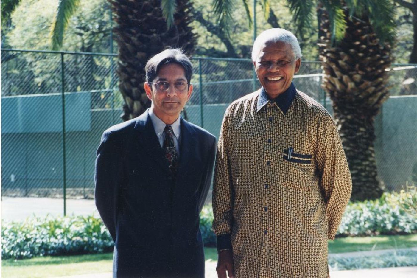 Achmat Dangor and Nelson Mandela